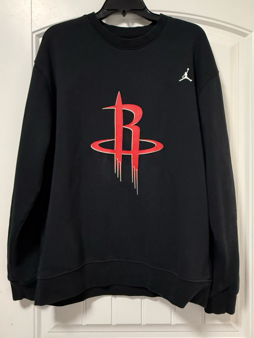 Houston Rockets Statement Essentials Men's Jordan NBA Fleece Crew-Neck Sweatshir